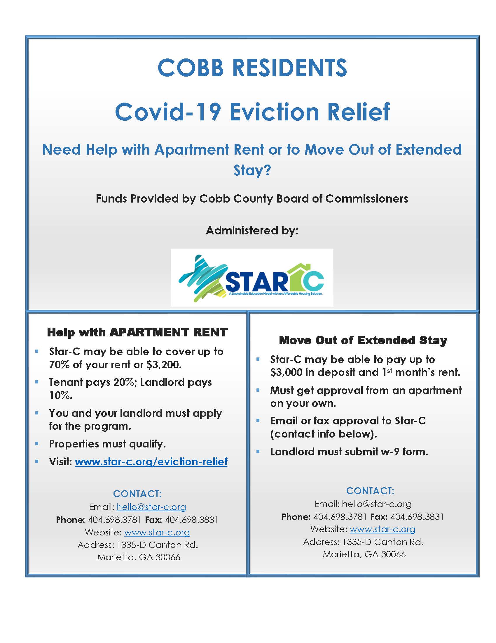 Eviction Relief StarC